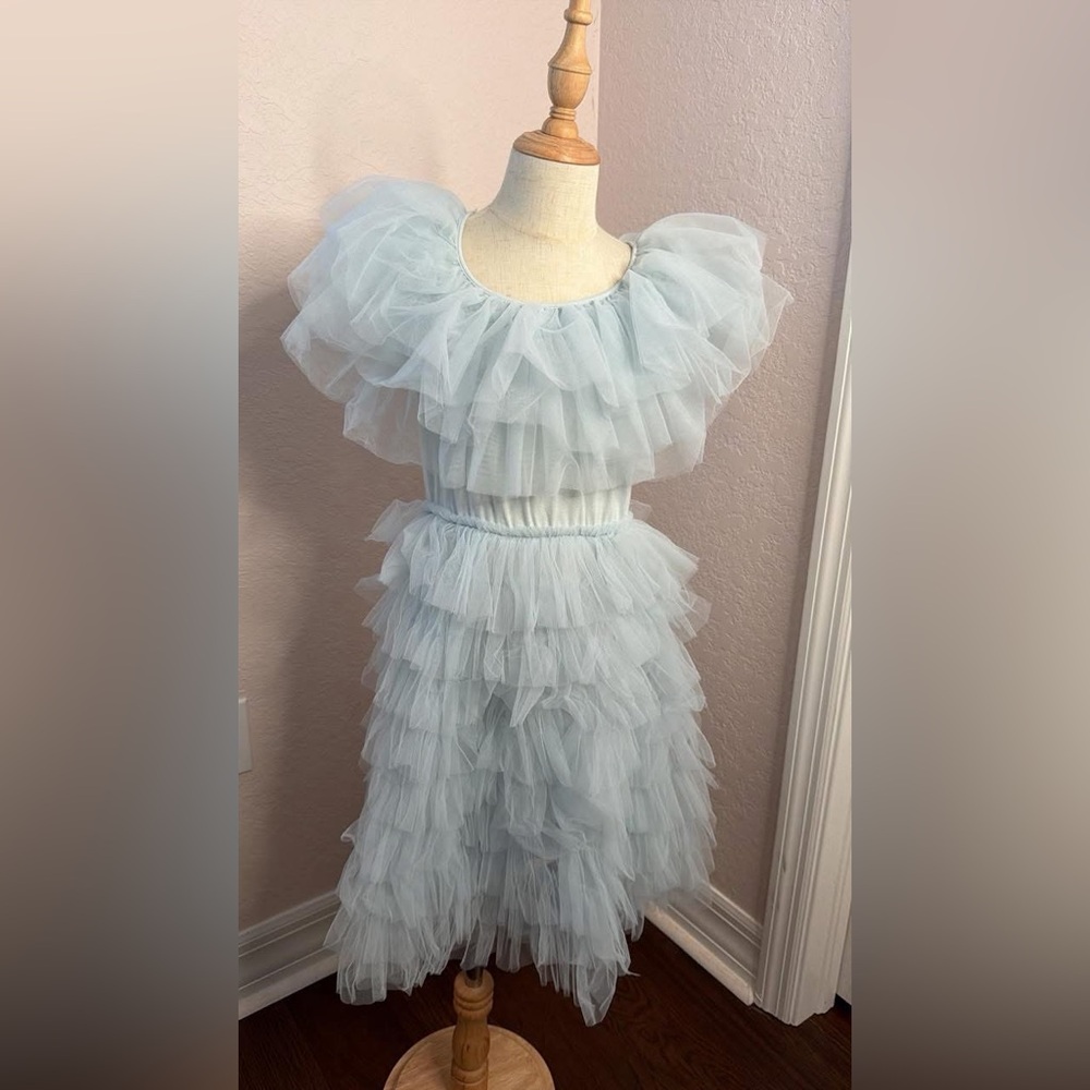 Tutu Du Monde Light Blue Ruffled Dress